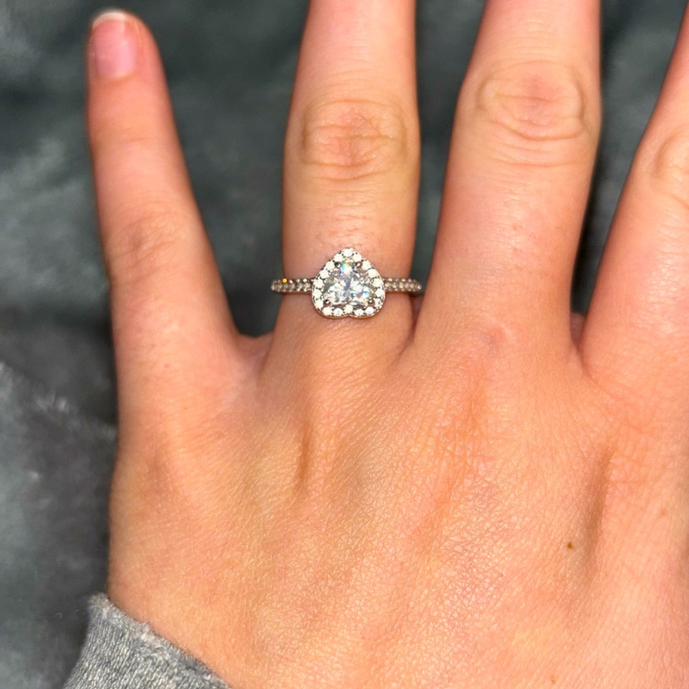 Size 9 Moissanite Modern Gents ring